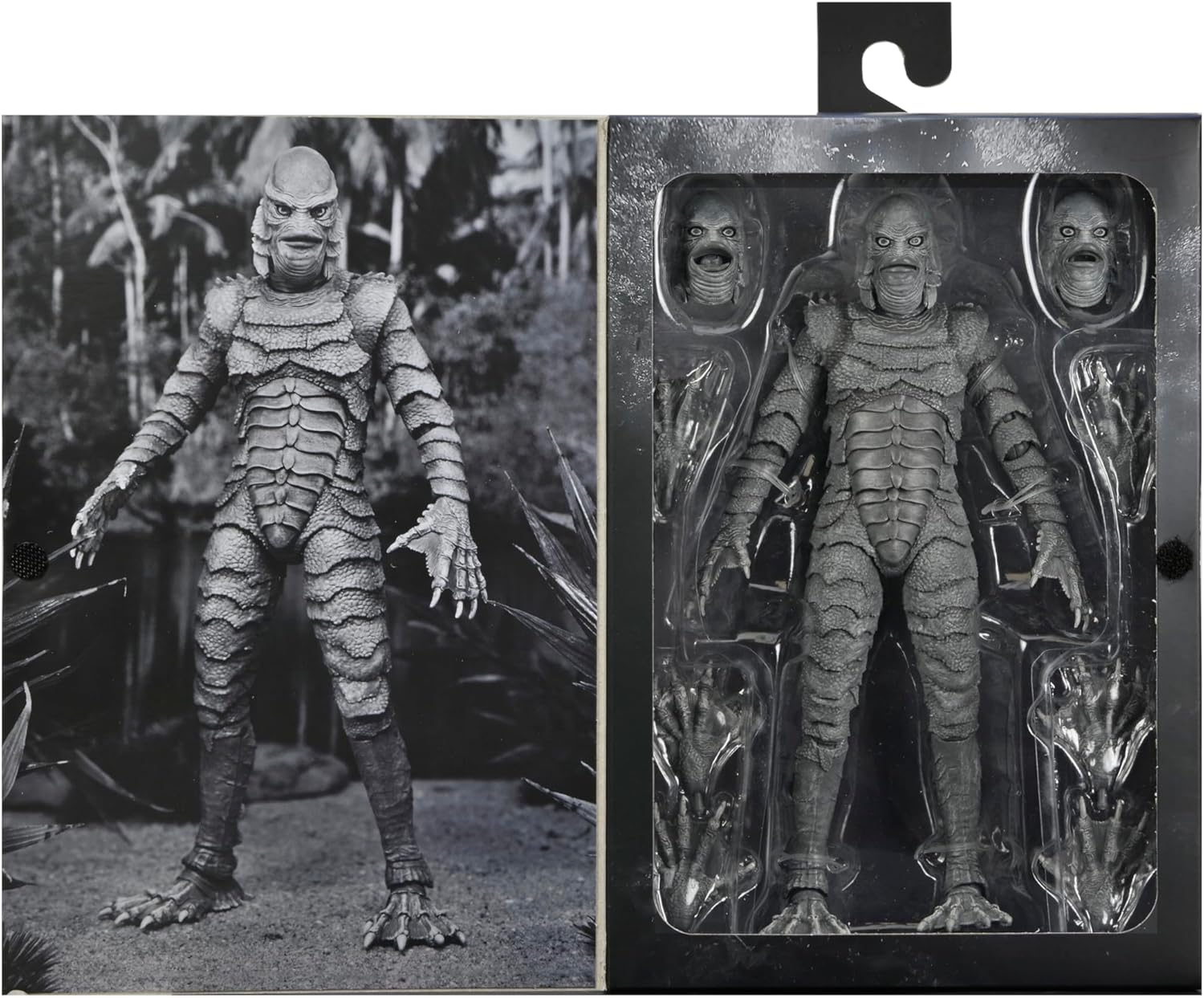 NECA Ultimate Criatura De La Laguna Negra (Blanco y Negro)