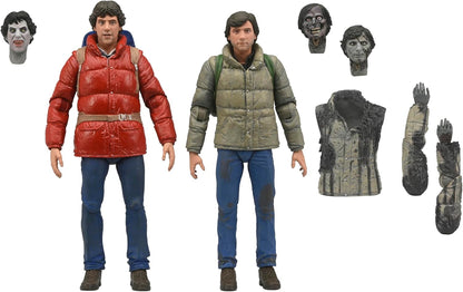 NECA Ultimate Hombre Lobo Americano en Londres -Jack y David