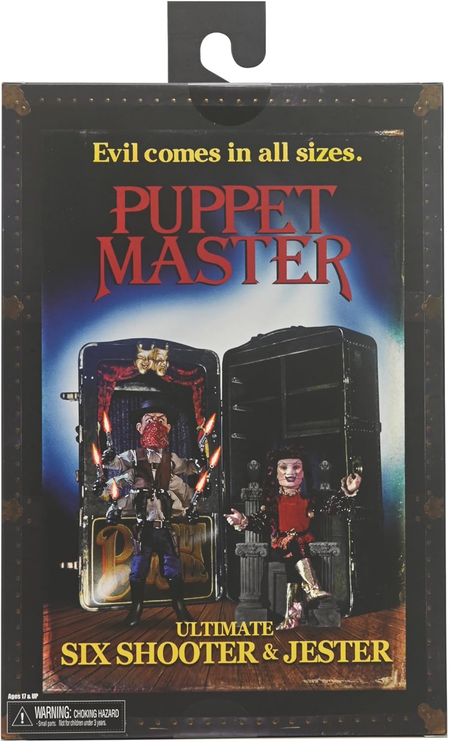 NECA Ultimate Puppet Master - Six shooter y Jester 2 pack