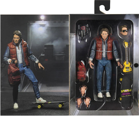 NECA Ultimate Volver al Futuro - Marty Mcfly guitarra amarilla