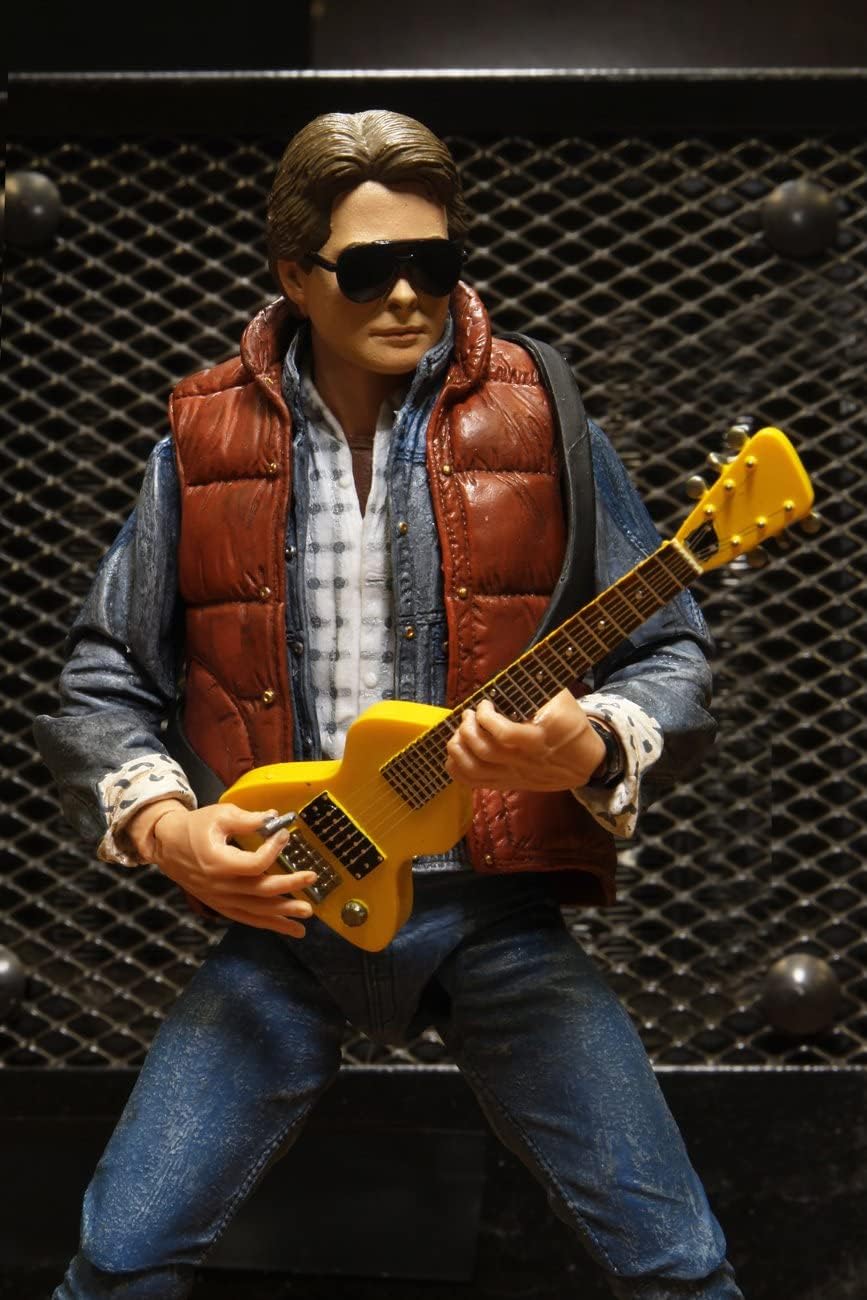 NECA Ultimate Volver al Futuro - Marty Mcfly guitarra amarilla