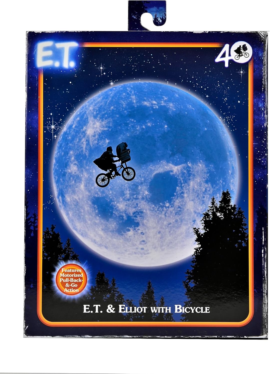 NECA Ultimate ET con elliot Volando bici