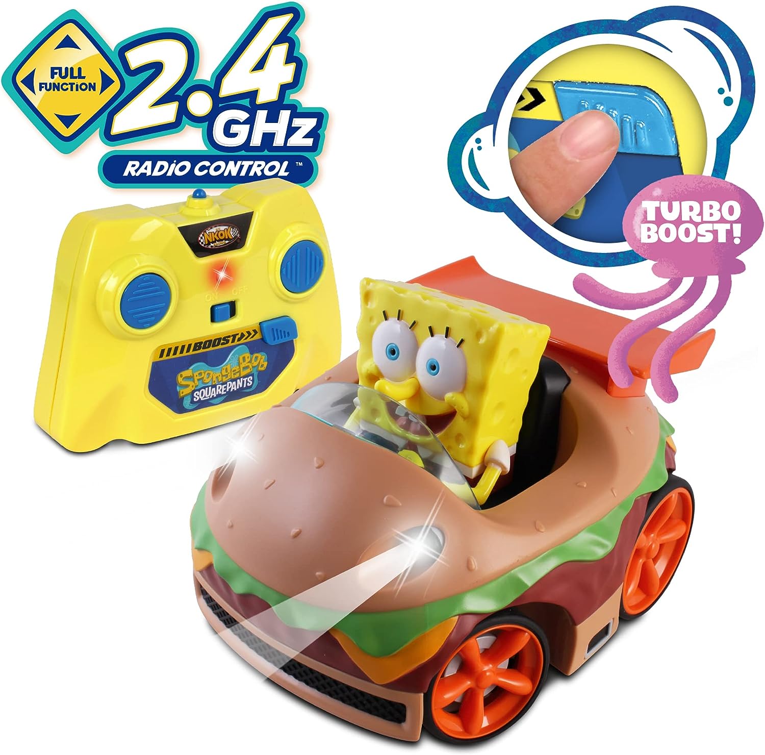 Nickelodeon vehículo control remoto Bob Esponja