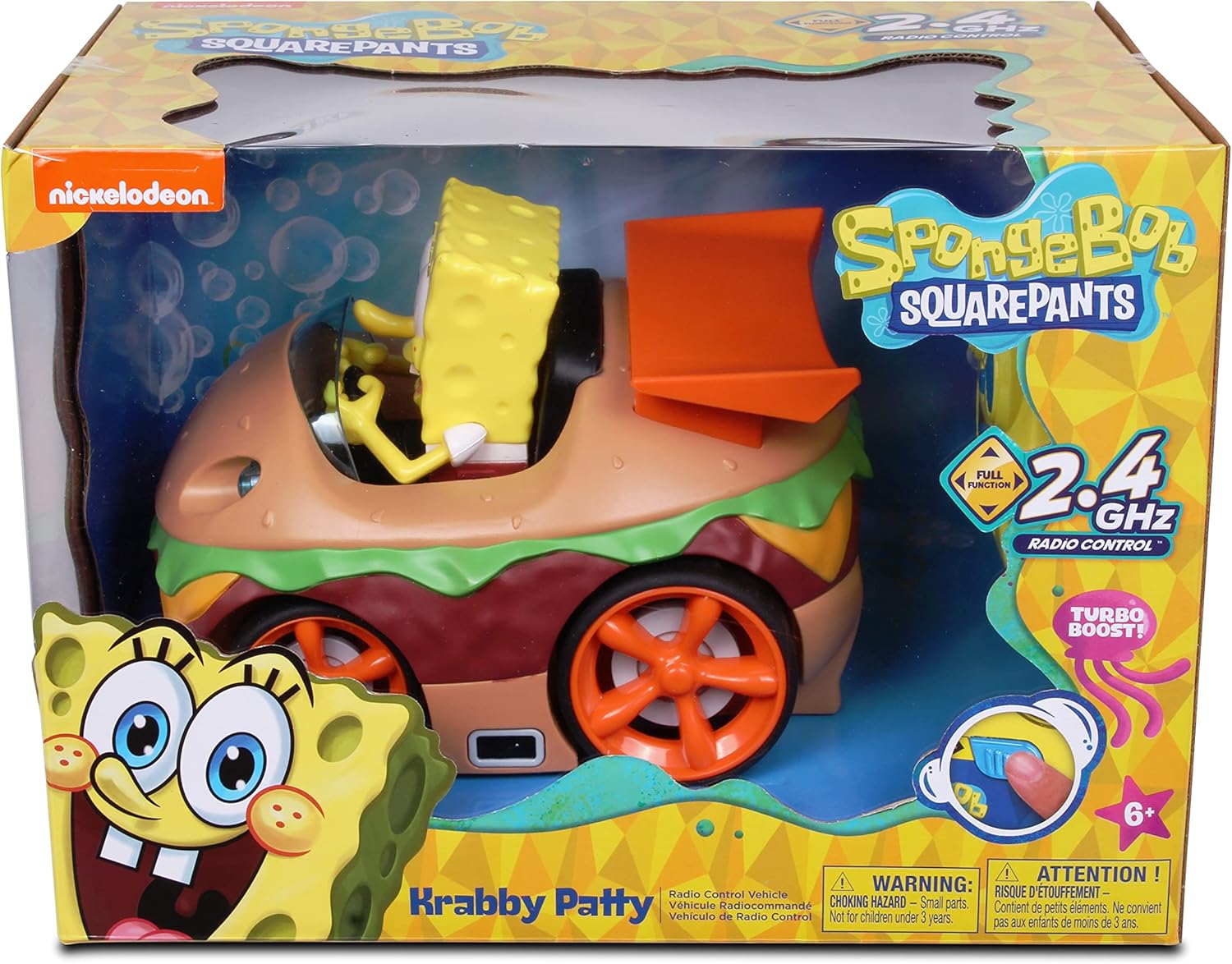 Nickelodeon vehículo control remoto Bob Esponja