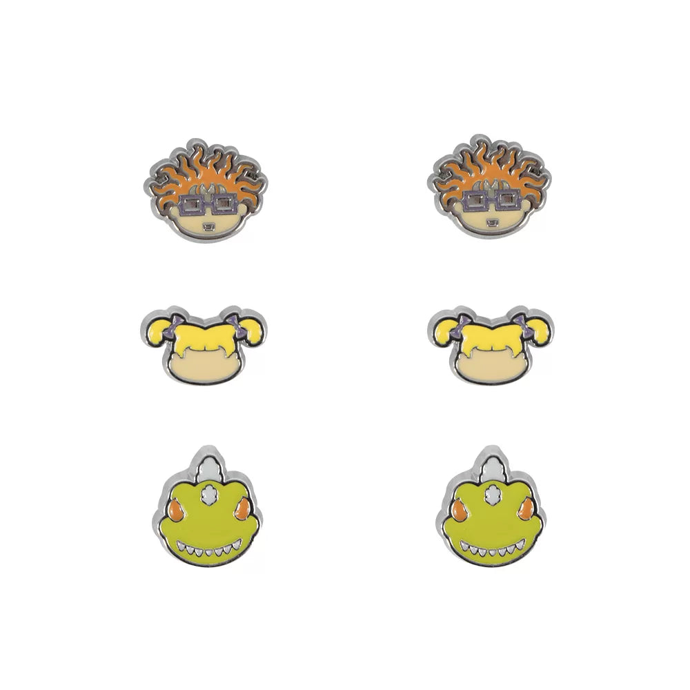 Geek Industry Aretes Rugrats (Carlitos, Angelica Y Reptar)