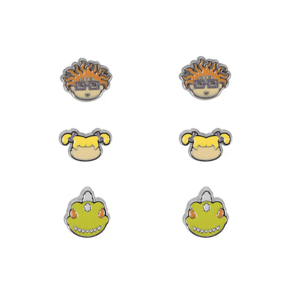 Geek Industry Aretes Rugrats (Carlitos, Angelica Y Reptar)