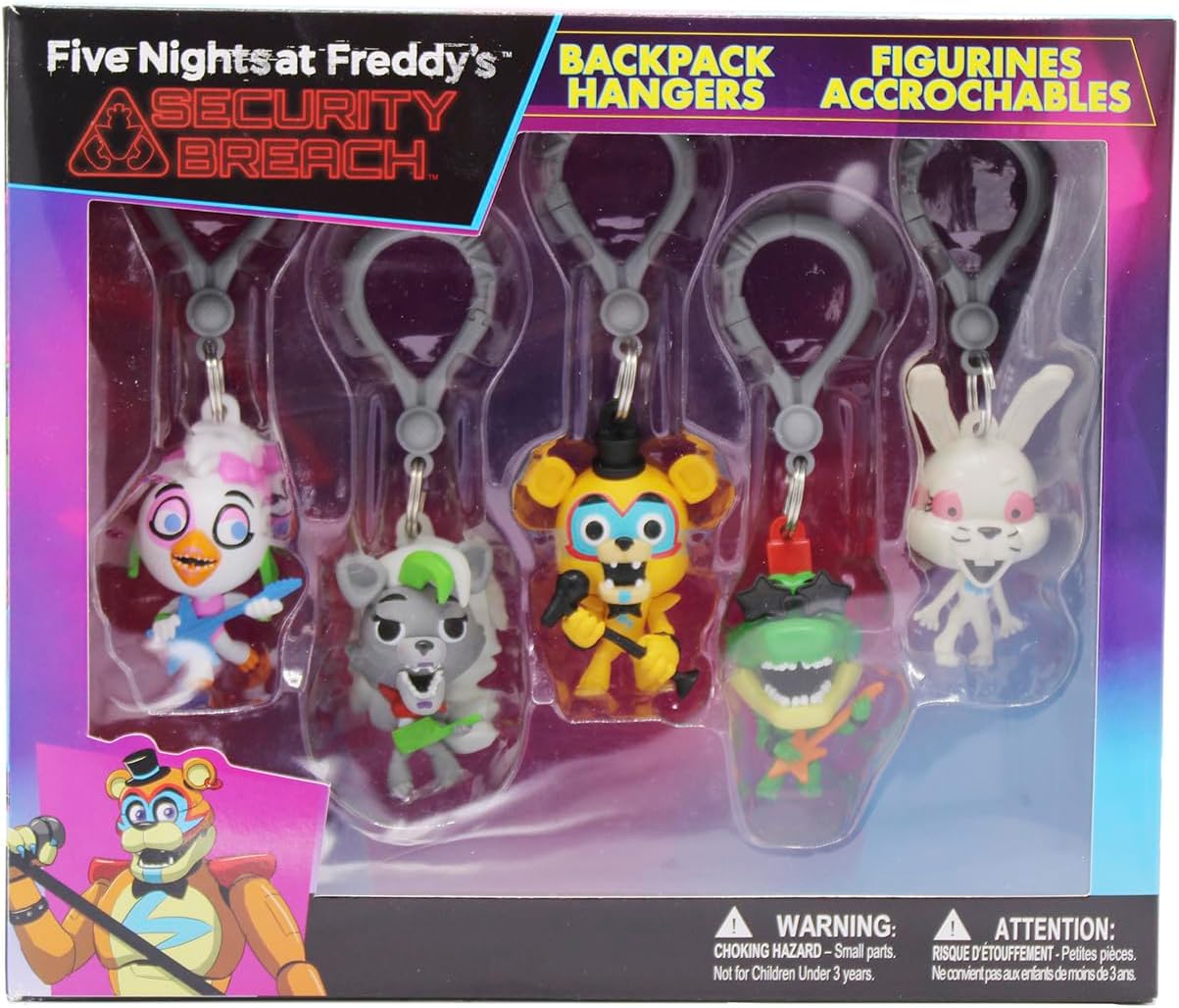 Just Toys Hanger - Llavero Five Nights at Freddy´s Collector Box 5 piezas