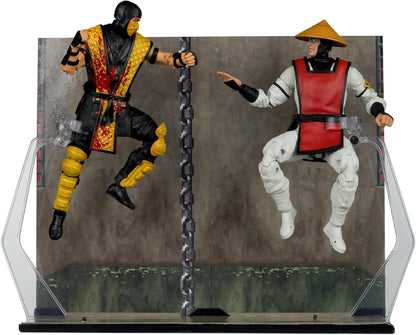 McFarlane Mortal Kombat Scorpion vs Raiden 2 Pack 7 Pulgadas