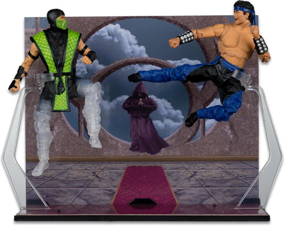 McFarlane Mortal Kombat Liu Kang vs Reptile 2 Pack 7 Pulgadas