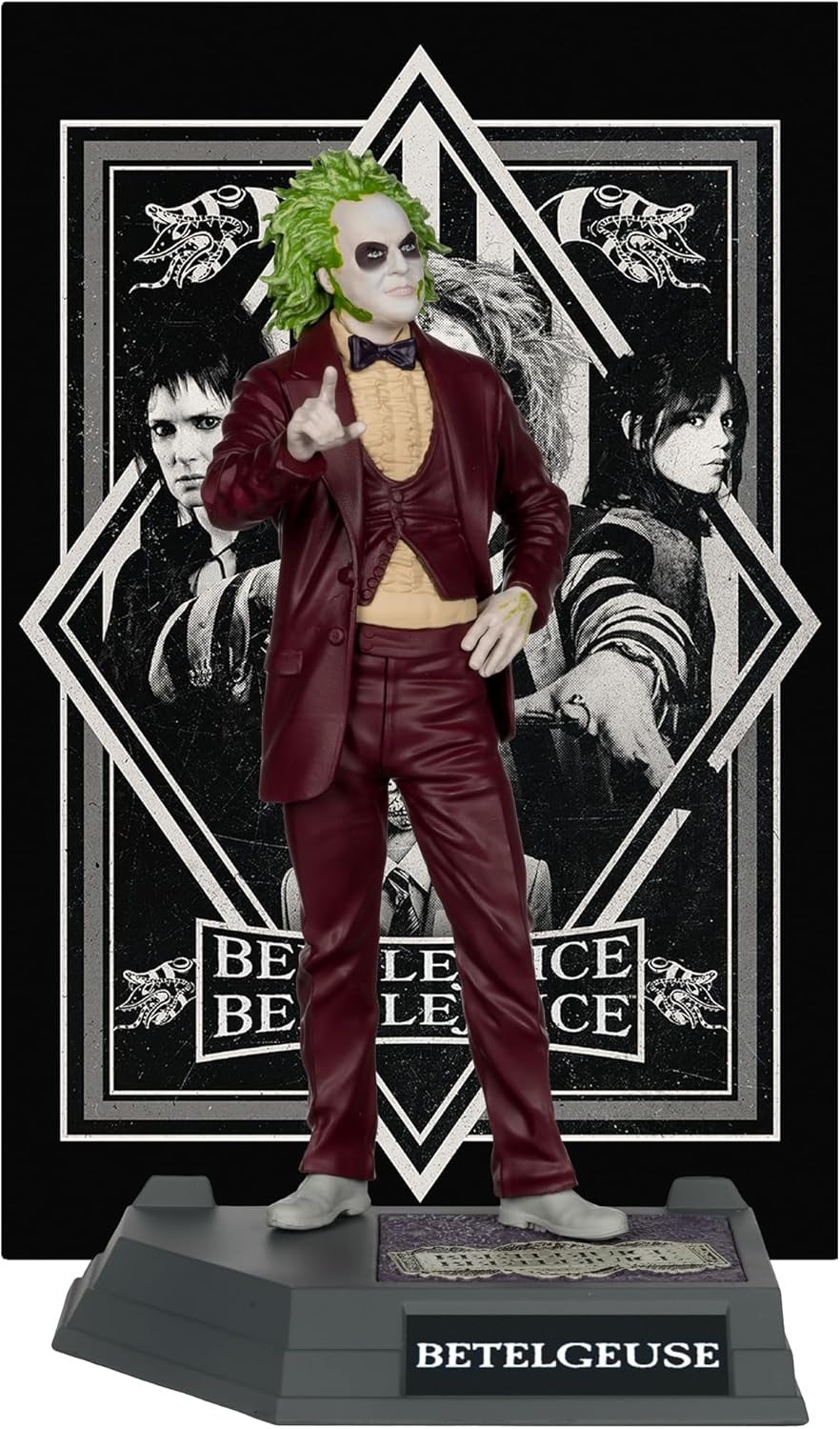 McFarlane Movie Maniacs Beetlejuice 2024   6 Pulgadas