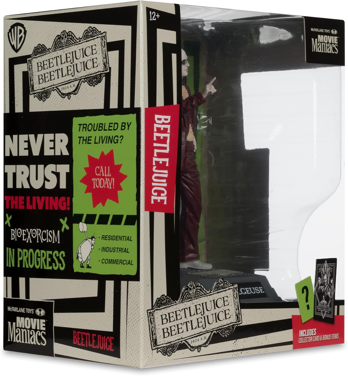 McFarlane Movie Maniacs Beetlejuice 2024   6 Pulgadas