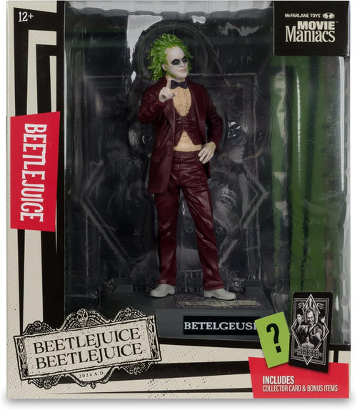McFarlane Movie Maniacs Beetlejuice 2024   6 Pulgadas