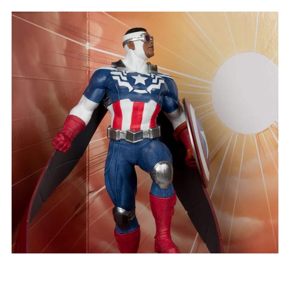 Mcfarlane Marvel Collection: All-New Captain America Num 1 - Capitan America Escala 1/10