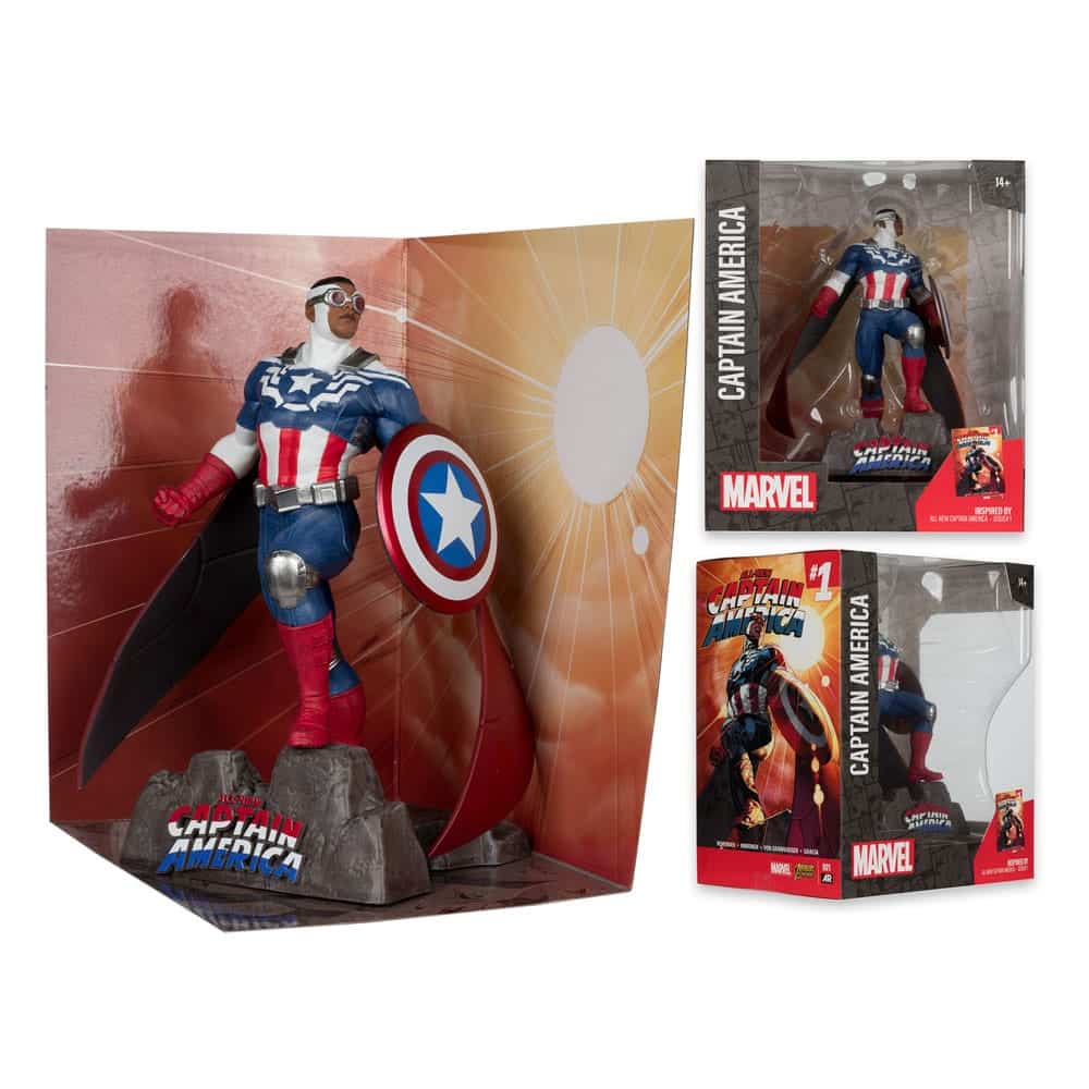 Mcfarlane Marvel Collection: All-New Captain America Num 1 - Capitan America Escala 1/10