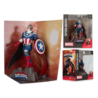 Mcfarlane Marvel Collection: All-New Captain America Num 1 - Capitan America Escala 1/10