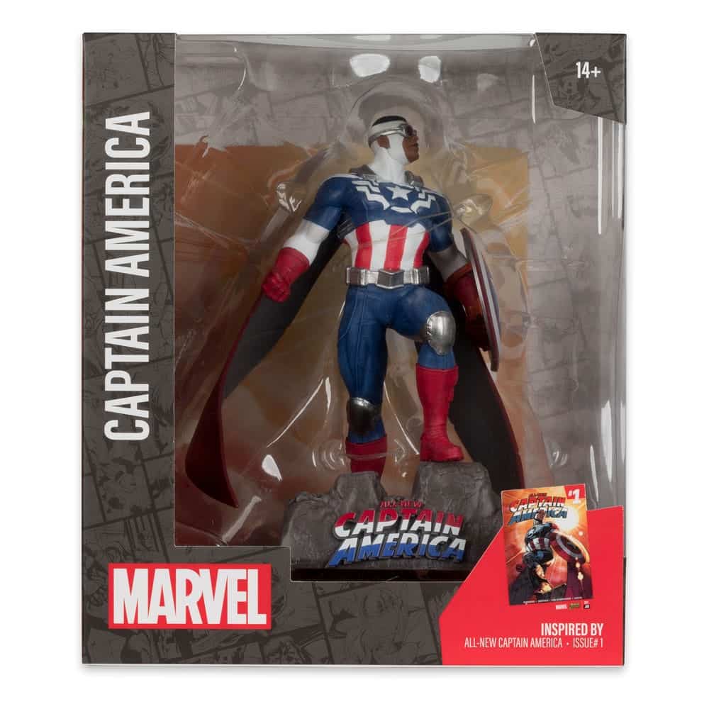 Mcfarlane Marvel Collection: All-New Captain America Num 1 - Capitan America Escala 1/10