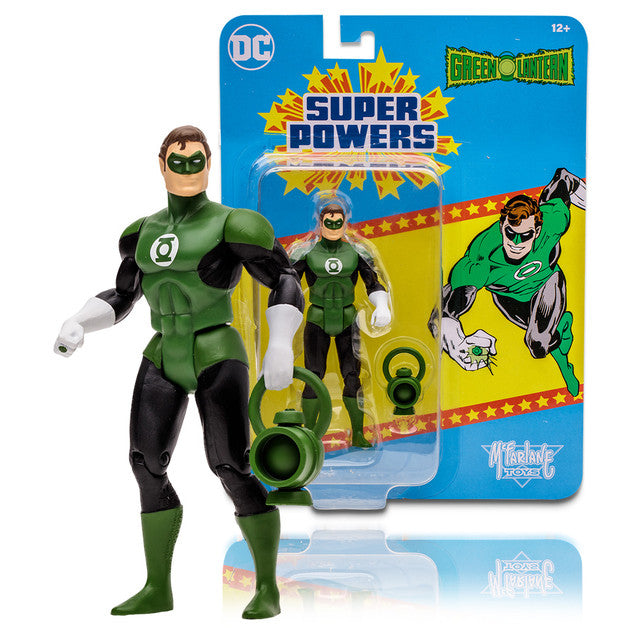 Mcfarlane DC Super Poers Green Lantern - Linterna Verde Hal Jordan 4.5"