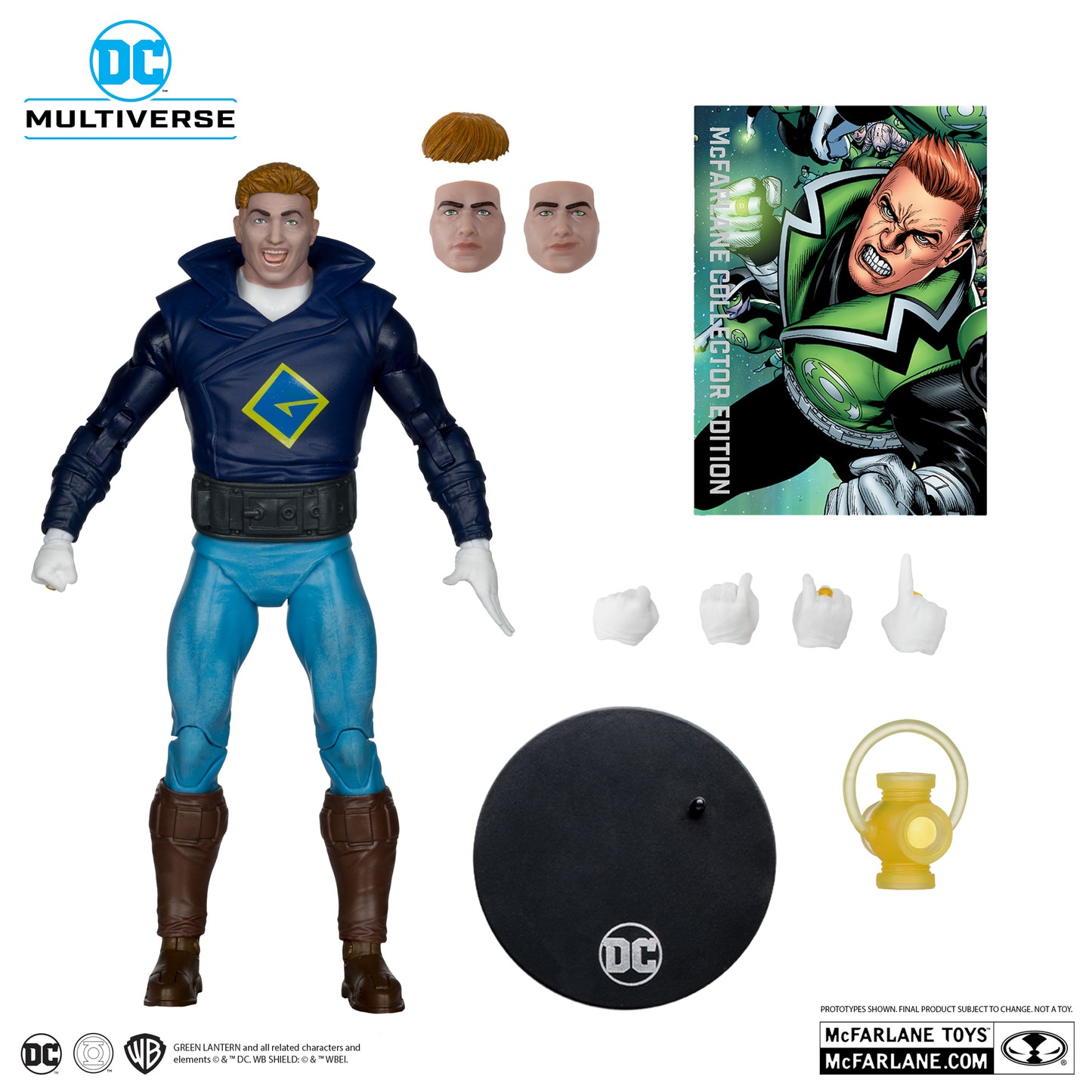 Mcfarlane Collector Edition: Dc Comics - Green Lantern Guy Gardner Edición Especial Platinum