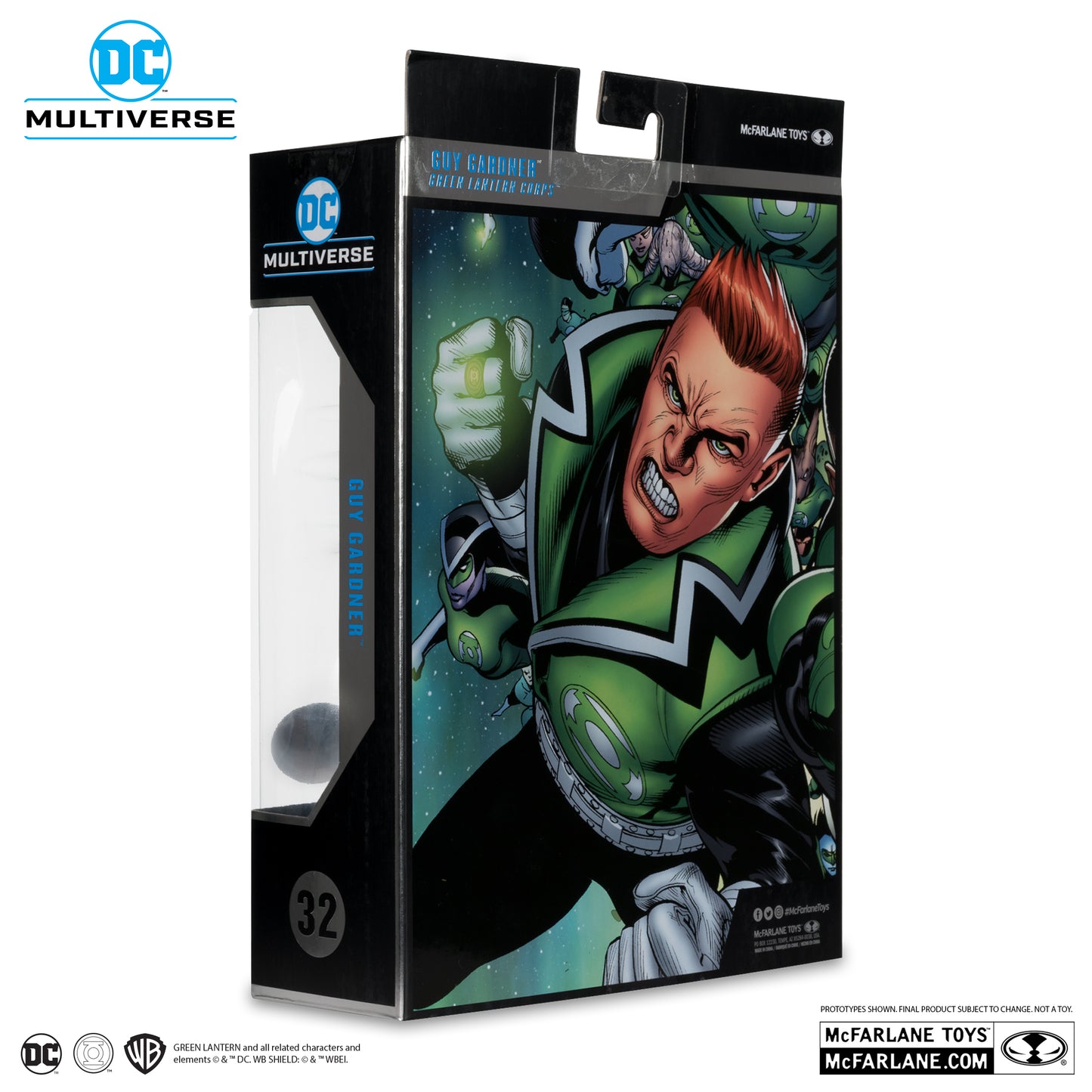 Mcfarlane Collector Edition: Dc Comics - Green Lantern Guy Gardner Edición Especial Platinum