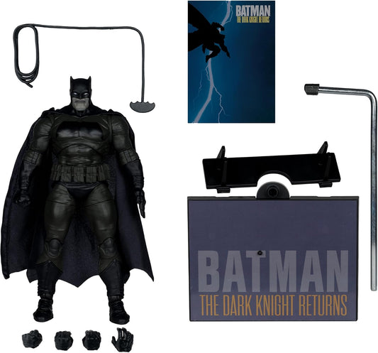 Mcfarlane Dc Multiverse Cover Recreations: Batman The Dark Knight Returns - Batman Gold Label