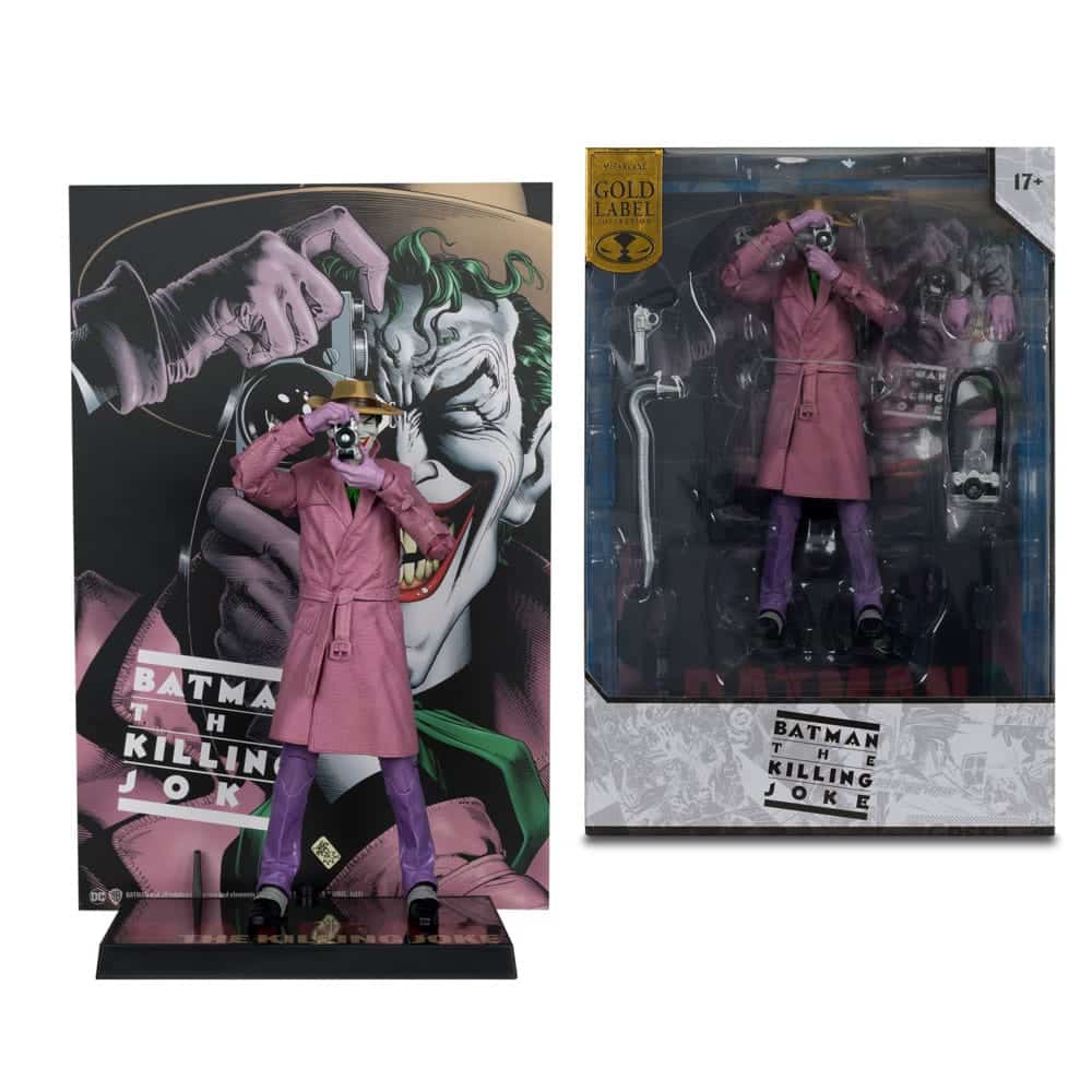 Mcfarlane Dc Multiverse Cover Recreations: Batman The Killing Joke - Joker Gold Label