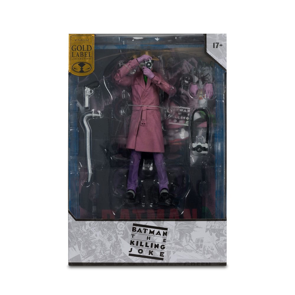 Mcfarlane Dc Multiverse Cover Recreations: Batman The Killing Joke - Joker Gold Label