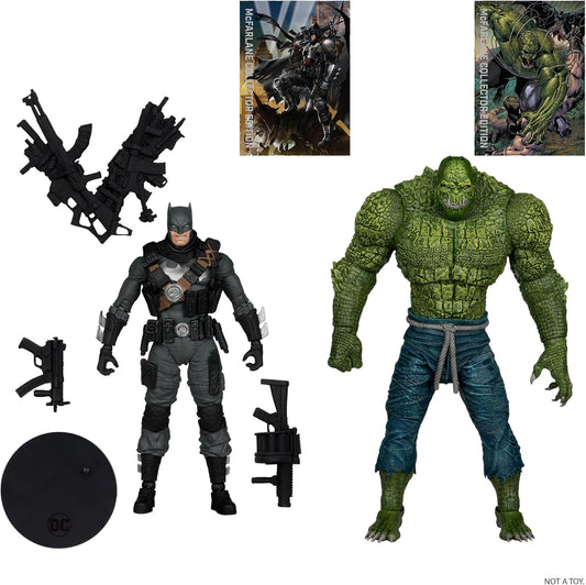 Mcfarlane Collector Edition: Dc Dark Multiverse - Batman The Grim Knight Vs Killer Croc 2 Pack