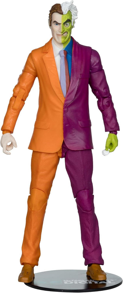 Mcfarlane Estatua Digital Collectible: Dc Comics - Twoface Silver Age