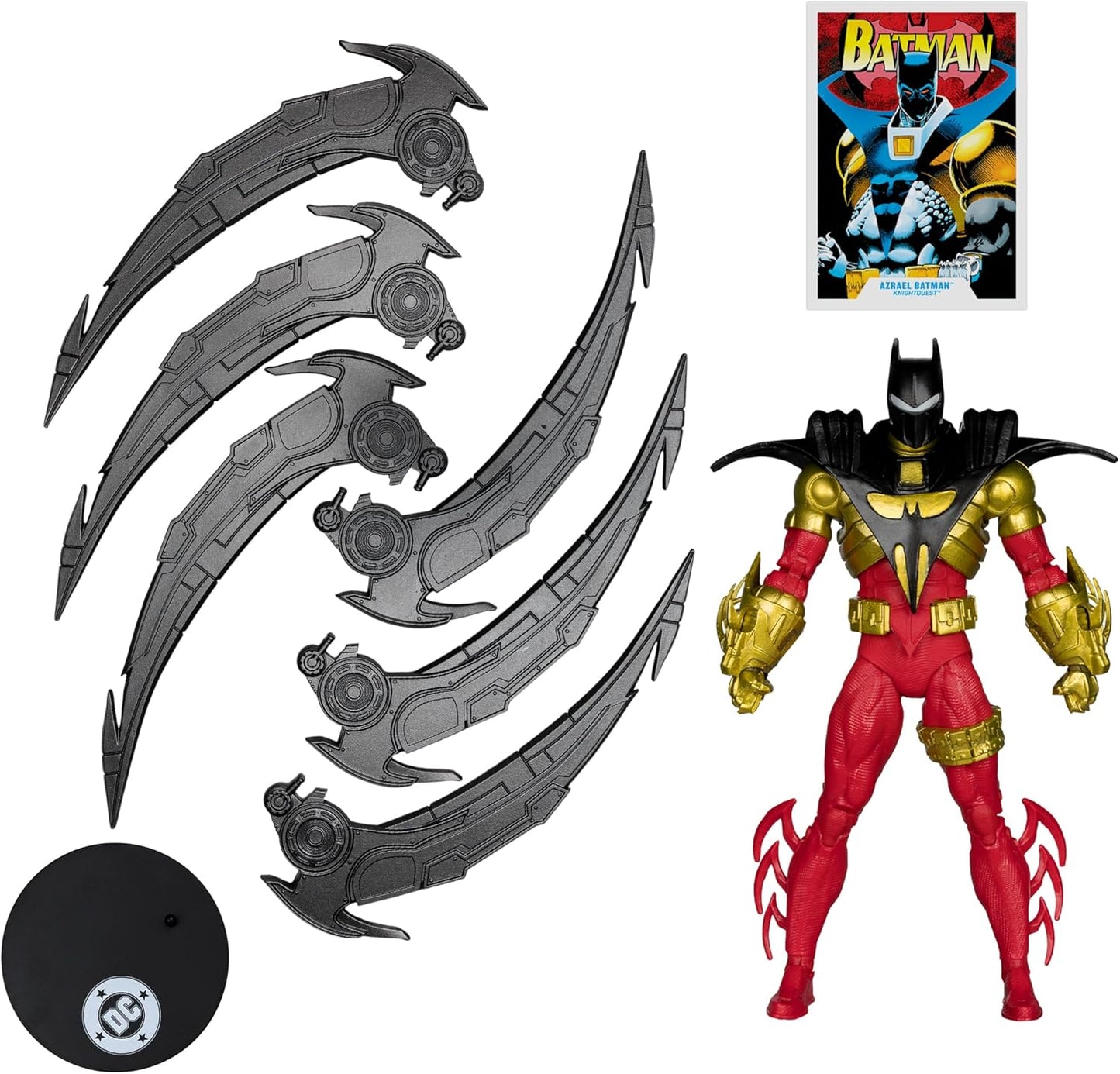 McFarlane DC Multiverse Knightquest Azrael Batman 7 Pulgadas