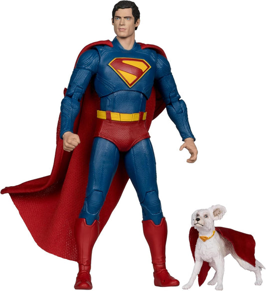 Mcfarlane Dc Theatrical Deluxe: Superman 2025 - Superman Con Kripto El Super Perro