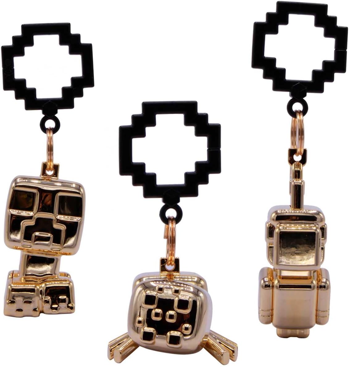 Jakks Sorpresa Hanger - Llavero Minecraft Gold 24K