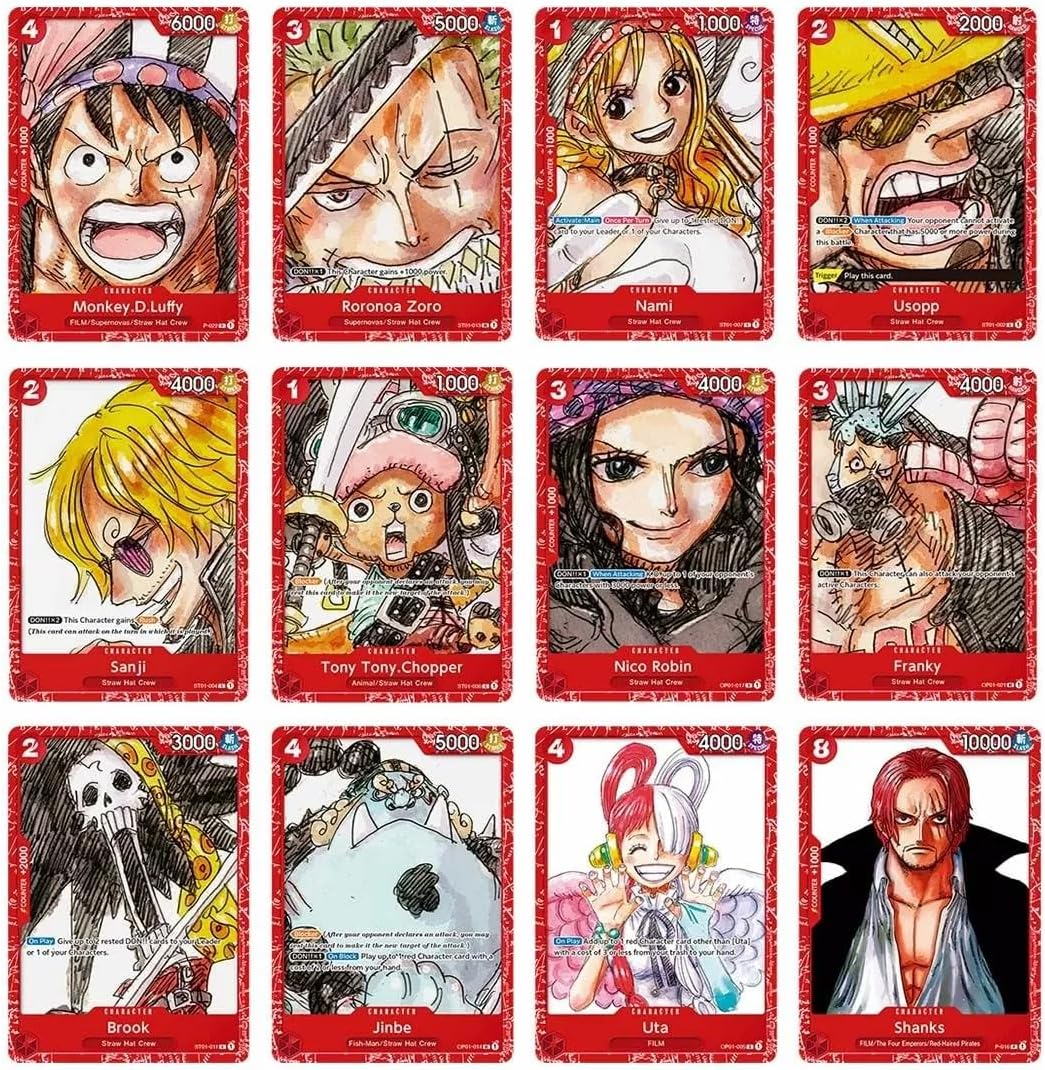 One Piece TCG Premium Card Collection Film Red Edition Folder Binder limited edition