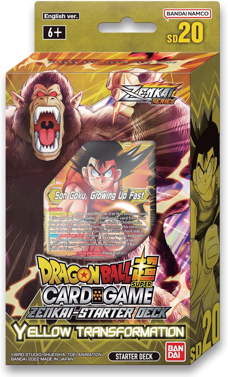Dragonball Super TCG: Starter Deck Yellow Transformation