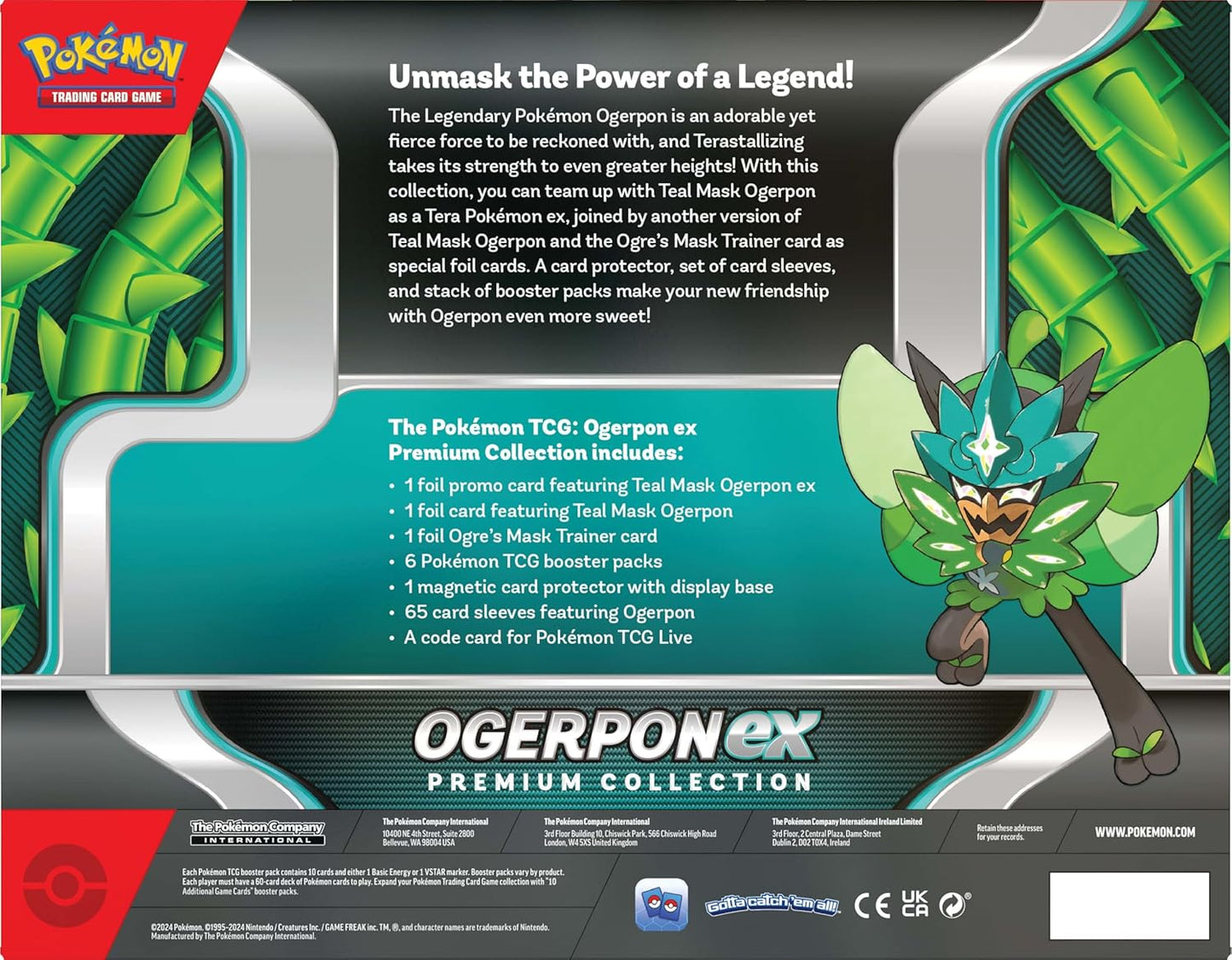Pokemon Ogerpon ex Premium Collection Inglés
