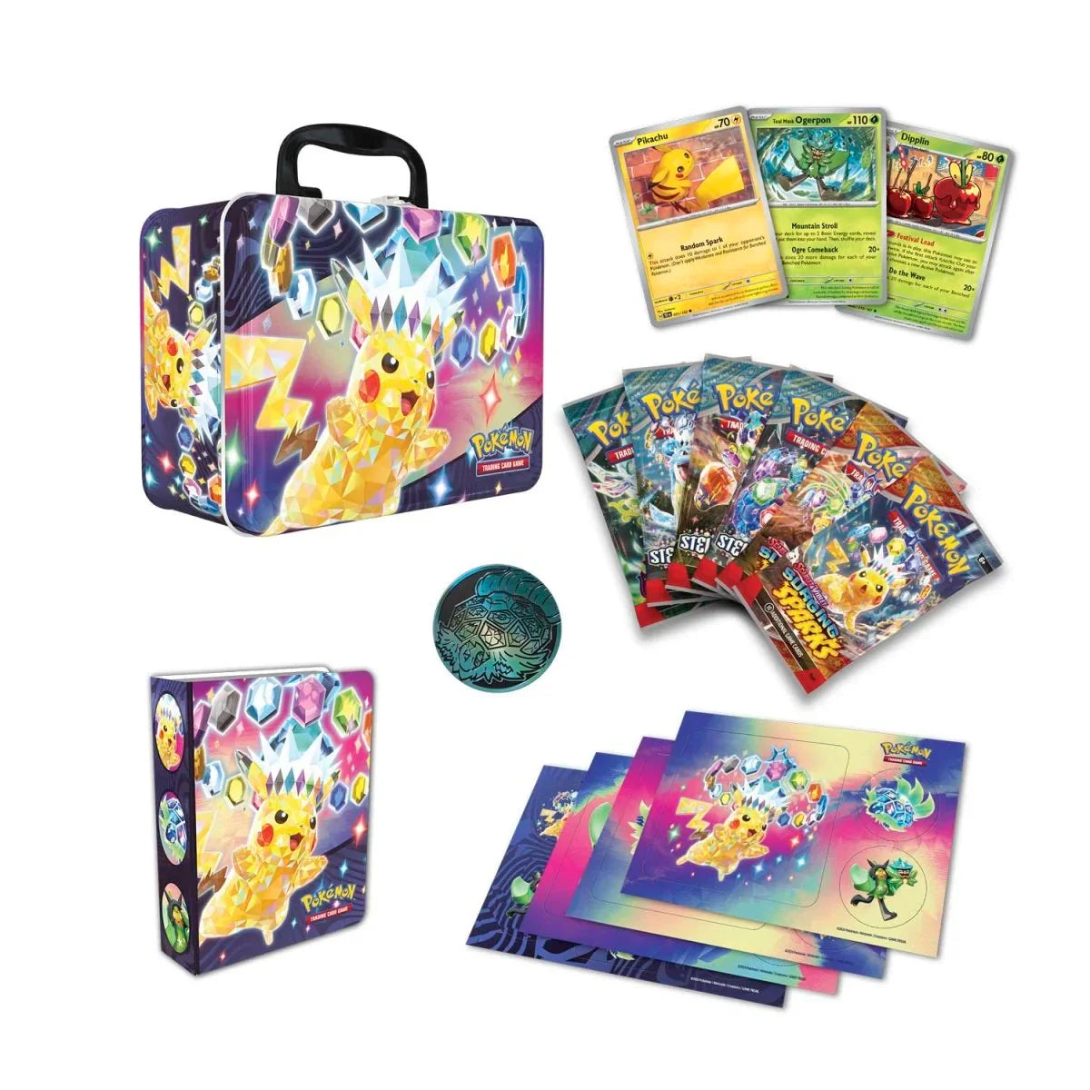 Pokemon TCG Pikachu Teracristalizado Collector Chest En Español