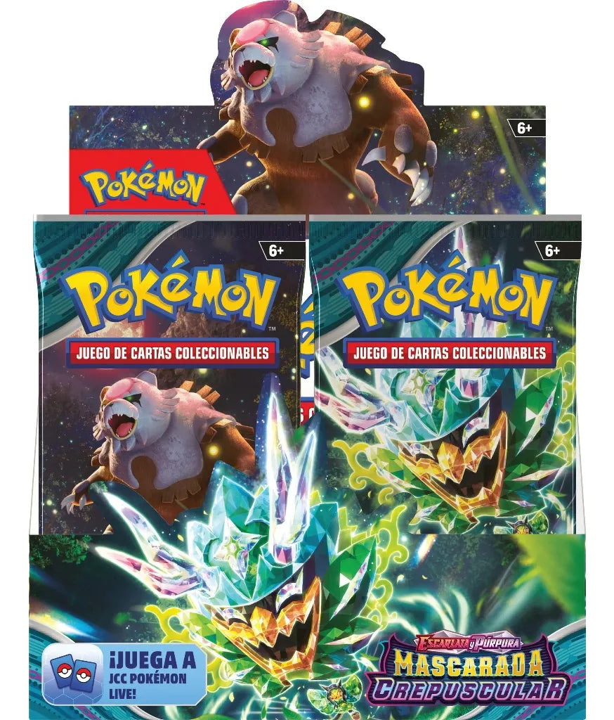 Pokemon TCG Scarlet & Violet: Macarada Crepuscular Box (Español)