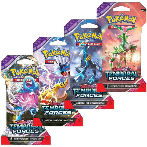 Pokémon TCG: Scarlet & Violet 05 Temporal Forces Sleeved Booster
