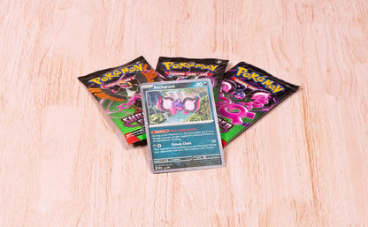 Pokemon TCG Scarlet & Violet: Shrouded Fable 3-Pack Blister Pecharunt INGLÉS