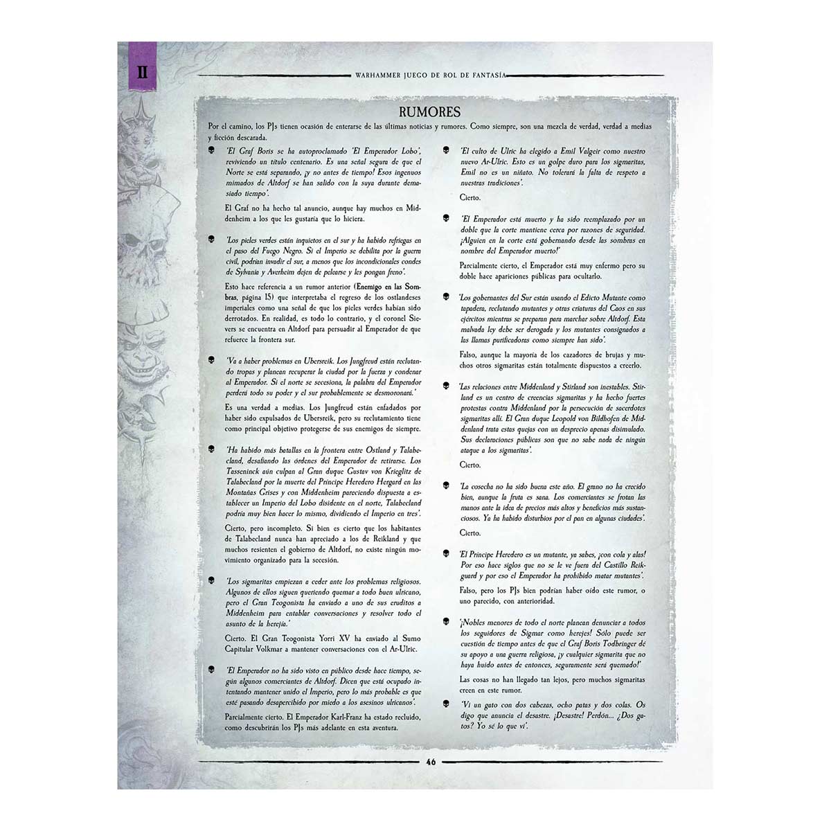 Warhammer Fantasy Juego de Rol: Aventura - Imperio en Ruinas