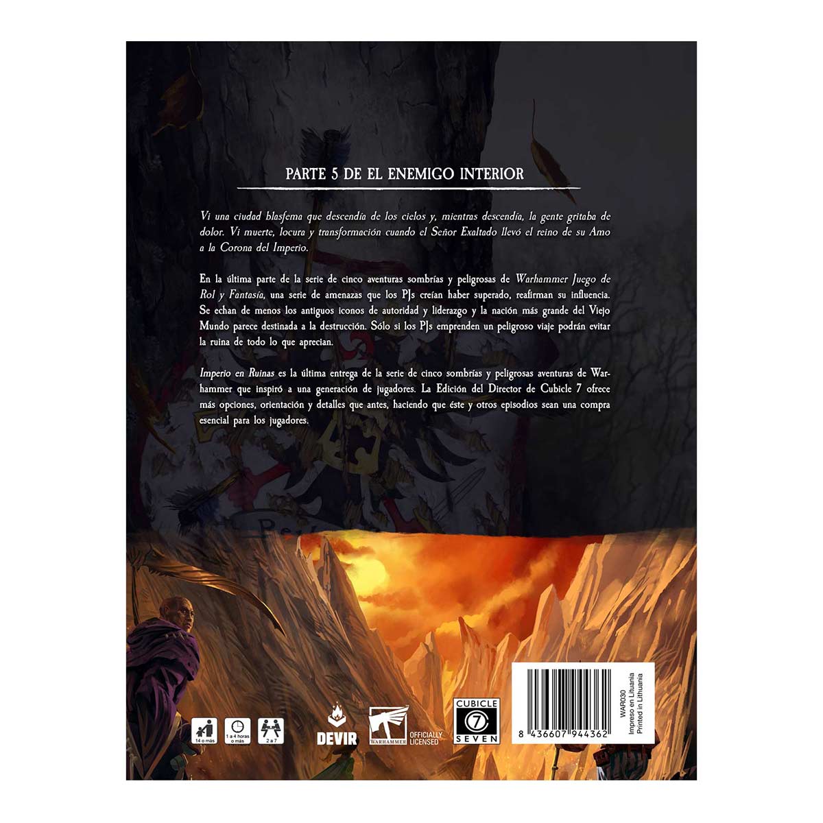 Warhammer Fantasy Juego de Rol: Aventura - Imperio en Ruinas