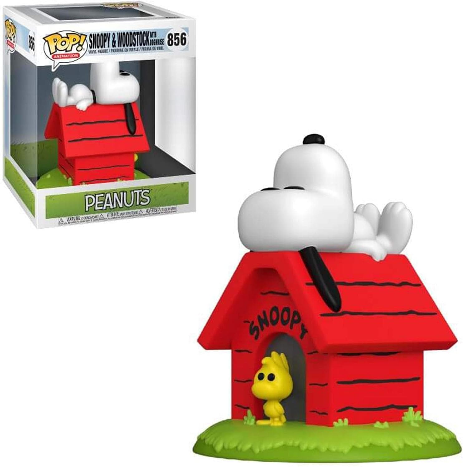 Funko Pop Deluxe: Peanuts - Snoopy on Doghouse 6"