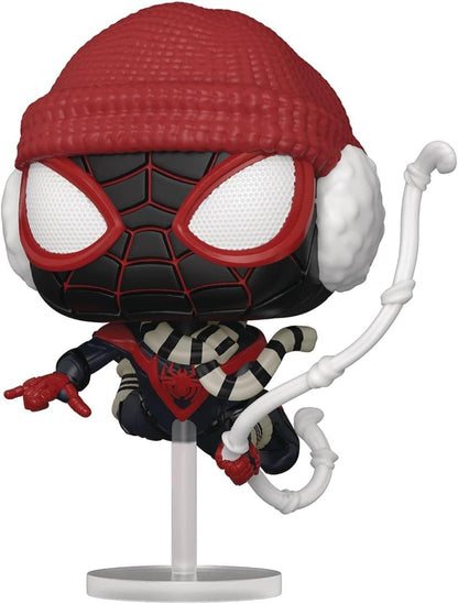 Funko Pop  Marvel Spider Man Miles Morales Winter Suit