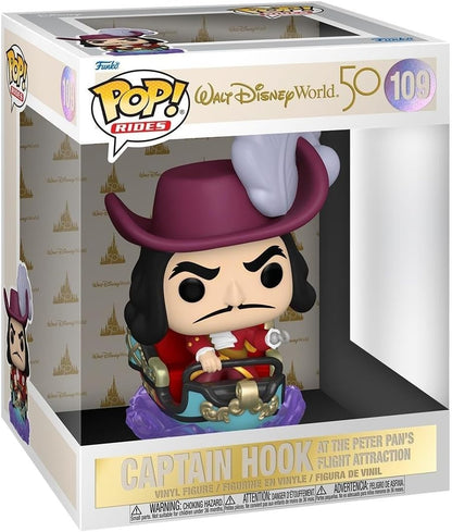 Funko Pop Ride: 50 aniversario Peter Pan - Captain Hook Capitan Garfio 6"