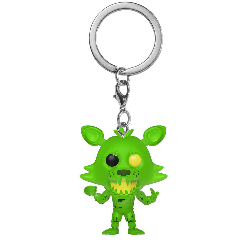 Funko Pop Llavero: Five Nights at Freddys - Foxy Radioactiva