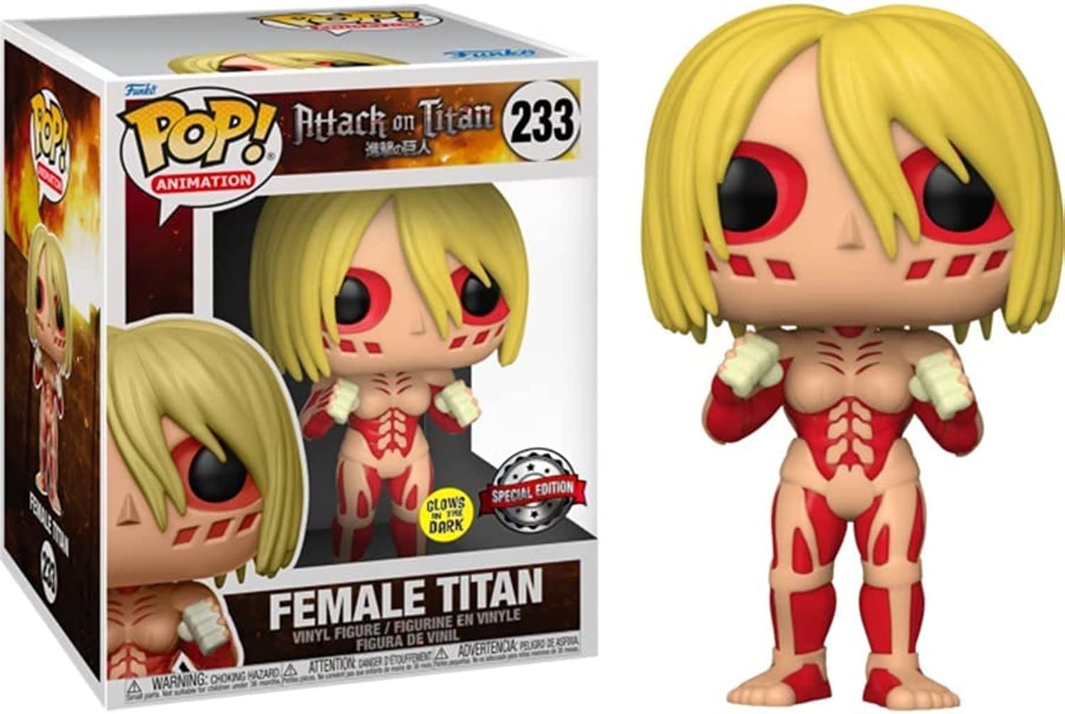 Funko Pop Attack on Titan - Titan Hembra 6"