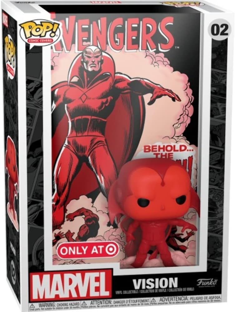 Funko Pop Comic Cover: Marvel - Vision Exclusivo