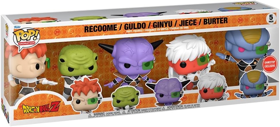 Funko Pop Dragon Ball Z S10 Ginyu Force (5 pack)