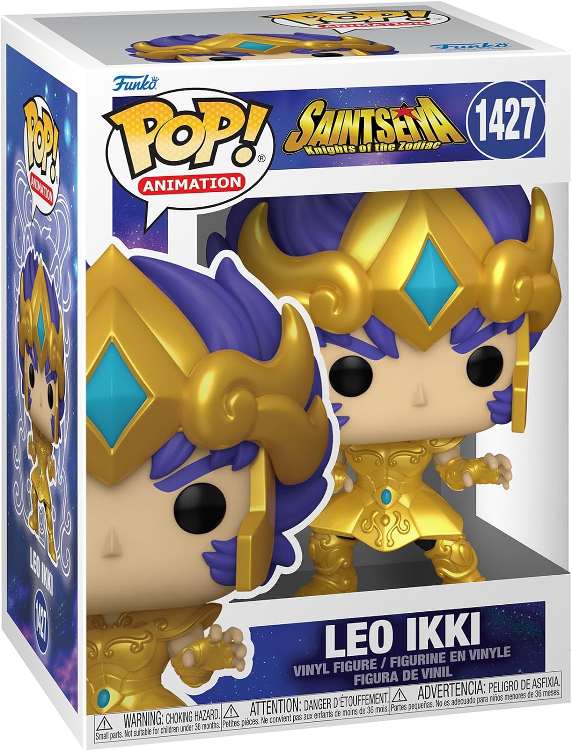 Funko Pop: Ikki Armadura Dorada De Leo - Caballeros Zodiaco