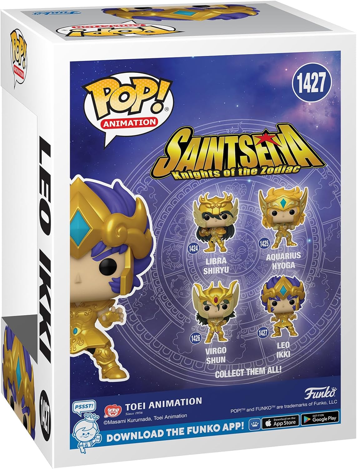 Funko Pop: Ikki Armadura Dorada De Leo - Caballeros Zodiaco