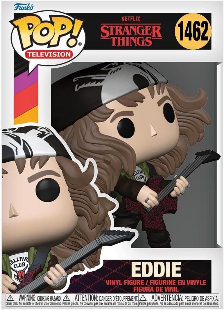 Funko Pop TV: Hunter Eddie w/Guitar Stranger Things
